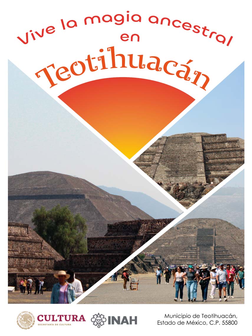 Cartel Turístico - Teotihuacán